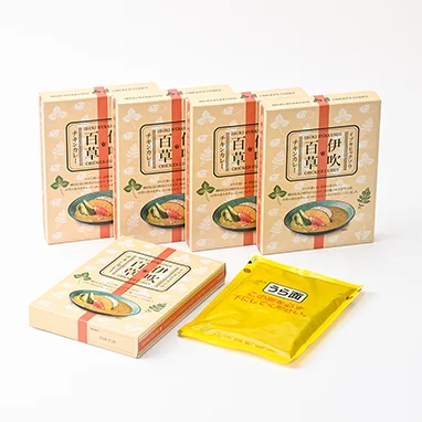 伊吹百草チキンカレー 200g 1食入｜5箱